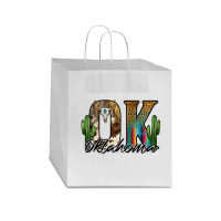 Oklahoma Star Paper Bag - 13 X 7 X 13 | Artistshot