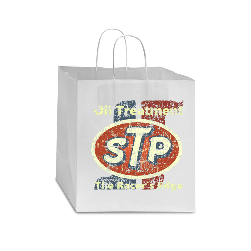 Stp    Nostalgia Drag Racing Star Paper Bag - 13 X 7 X 13 | Artistshot