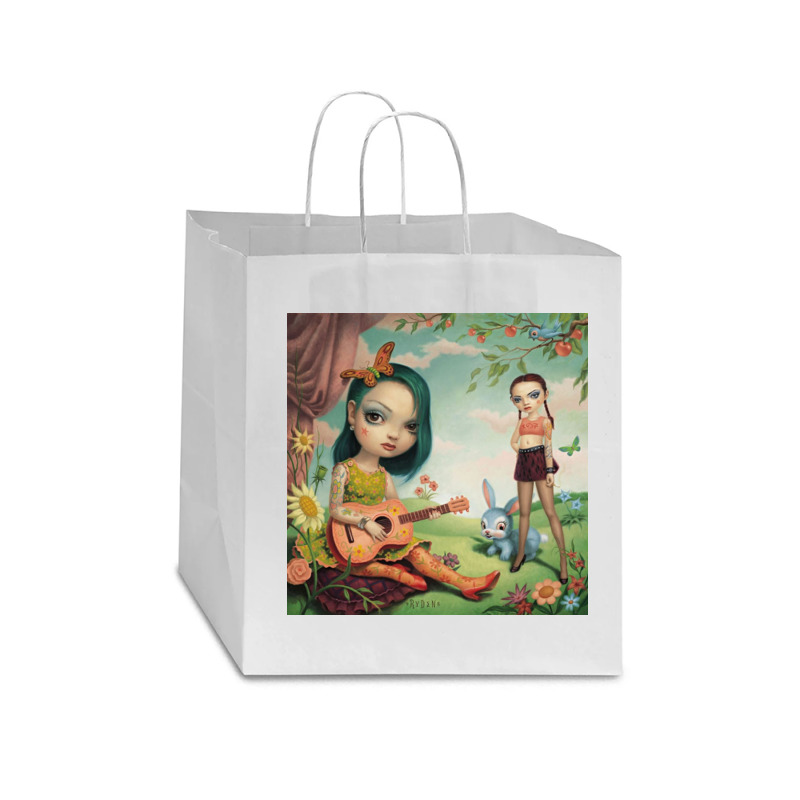 Mark Ryden - Duo Siblings Star Paper Bag - 13 X 7 X 13 | Artistshot