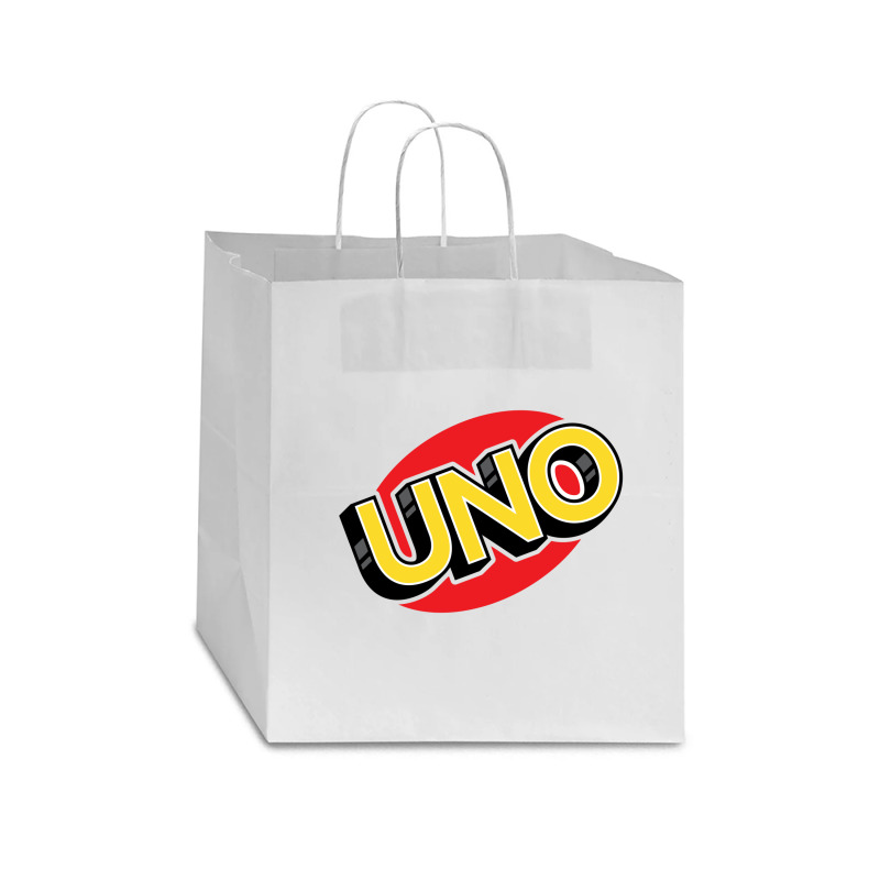 Uno Card Game Star Paper Bag - 13 X 7 X 13 | Artistshot