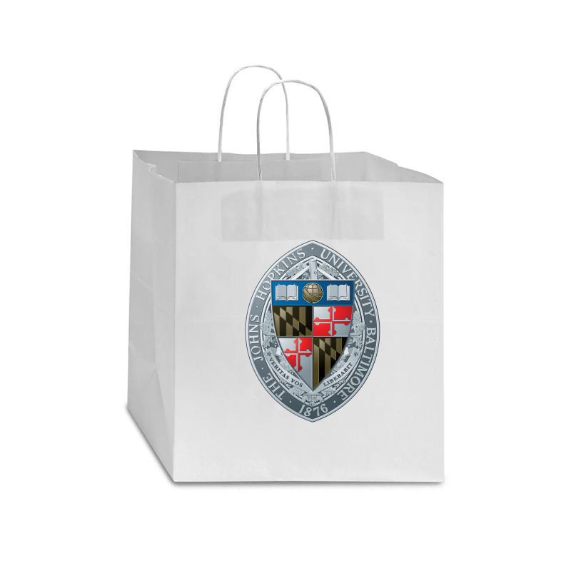 Johns Hopkins College Star Paper Bag - 13 X 7 X 13 | Artistshot