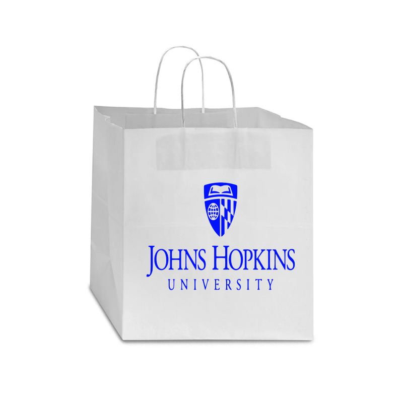 Johns Hopkins University Star Paper Bag - 13 X 7 X 13 | Artistshot