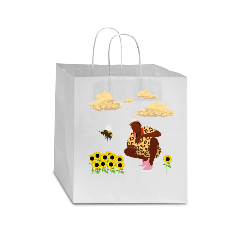 Tyler, The Creator - Flower Boy Star Paper Bag - 13 X 7 X 13 | Artistshot