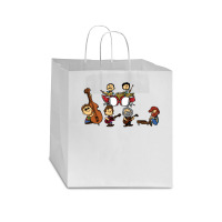 Peanuts Meet The Dead Active Star Paper Bag - 13 X 7 X 13 | Artistshot