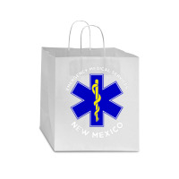 New Mexico Ems Emergency Medical Services Emt Medic Star Paper Bag - 13 X 7 X 13 | Artistshot