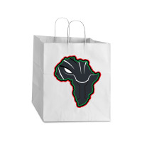 African Black Panther Take Out Paper Bag - 14 X 10 X 15 1/2 | Artistshot