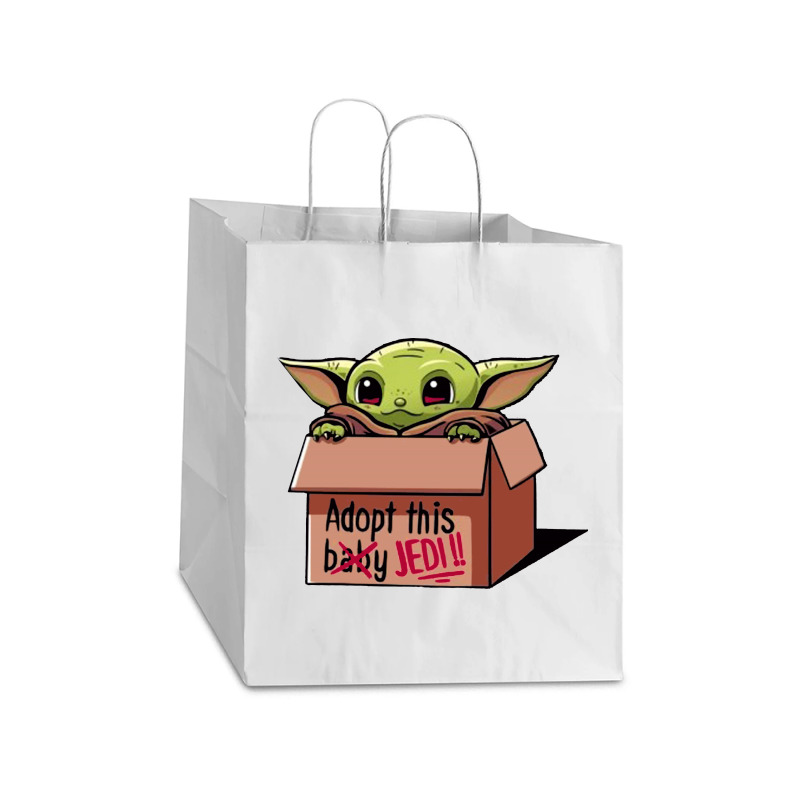 Adopt A Baby Mandalorian Baby Yoda Take out Paper Bag - 14 x 10 x 15 1/2 by paulscott Art | Artistshot