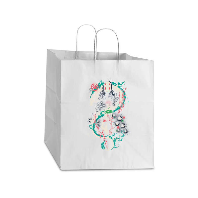 Spirited Graffiti Take out Paper Bag - 14 x 10 x 15 1/2 by Fearcheck | Artistshot