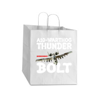 A10 Warthog Thunder Bolt For Dark Take Out Paper Bag - 14 X 10 X 15 1/2 | Artistshot