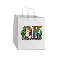 Oklahoma Take Out Paper Bag - 14 X 10 X 15 1/2 | Artistshot