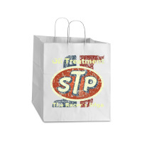 Stp    Nostalgia Drag Racing Take Out Paper Bag - 14 X 10 X 15 1/2 | Artistshot