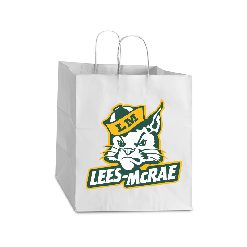 Lees Mcrae Take Out Paper Bag - 14 X 10 X 15 1/2 | Artistshot