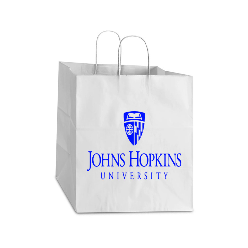 Johns Hopkins University Take Out Paper Bag - 14 X 10 X 15 1/2 | Artistshot