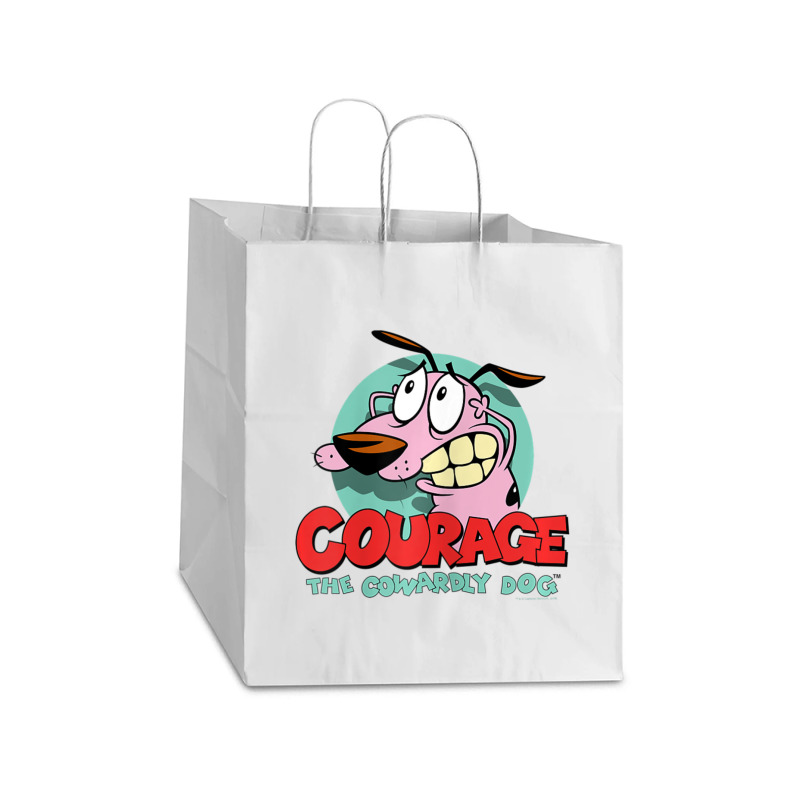 Courage The Cowardly Dog Scardy Dog Take Out Paper Bag - 14 X 10 X 15 1 