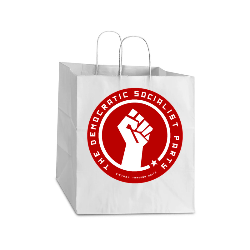 Democratic Socialists Of America   Nature Take Out Paper Bag - 14 X 10 X 15 1/2 | Artistshot