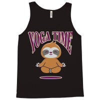 Sloth Yoga Time I Meditation Pilates Tank Top | Artistshot