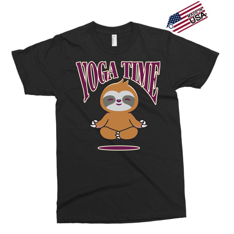 Sloth Yoga Time I Meditation Pilates Exclusive T-shirt by binly | Artistshot