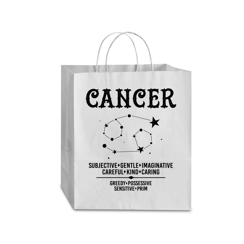 Cancer Zodiac Sign Traveler Paper Bag -13 X 6 X 15 3/4 | Artistshot