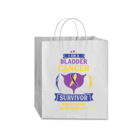 I Am A Bladder Cancer Survivor, What Is Your Superpower Traveler Paper Bag -13 X 6 X 15 3/4 | Artistshot