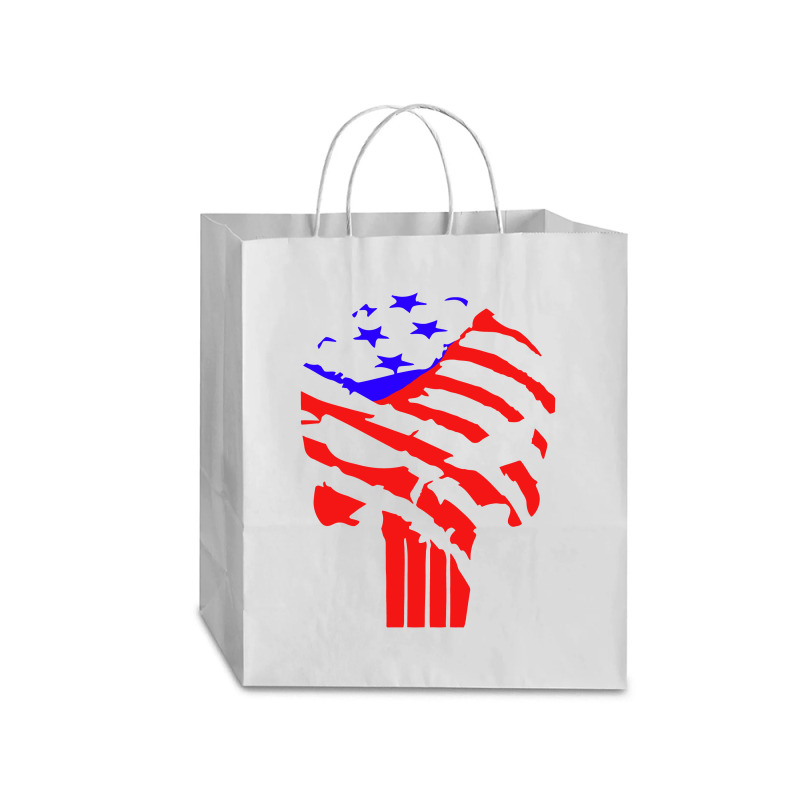 American Flag Punisher Traveler Paper Bag -13 X 6 X 15 3/4 | Artistshot