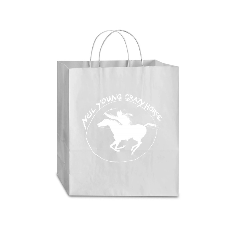 Neil Young Crazy Horse Traveler Paper Bag -13 x 6 x 15 3/4 by BLACKHEART | Artistshot