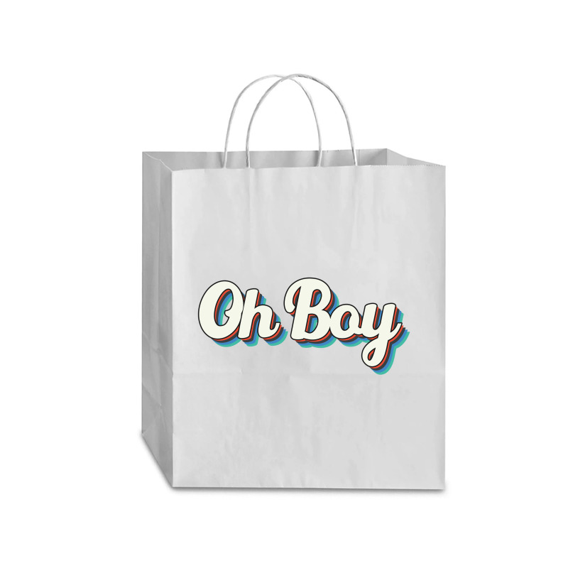 Oh Boy Traveler Paper Bag -13 X 6 X 15 3/4 | Artistshot