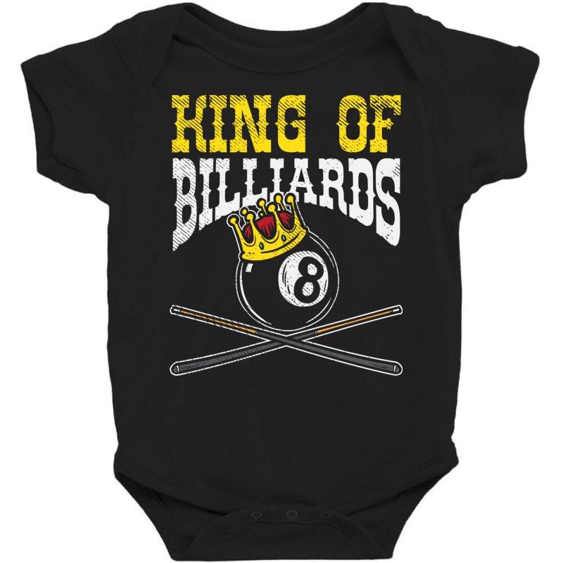 Pool Billiard Snooker Cue Baby Bodysuit by binly | Artistshot