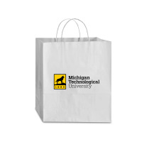 Michigan Technological University Traveler Paper Bag -13 X 6 X 15 3/4 | Artistshot