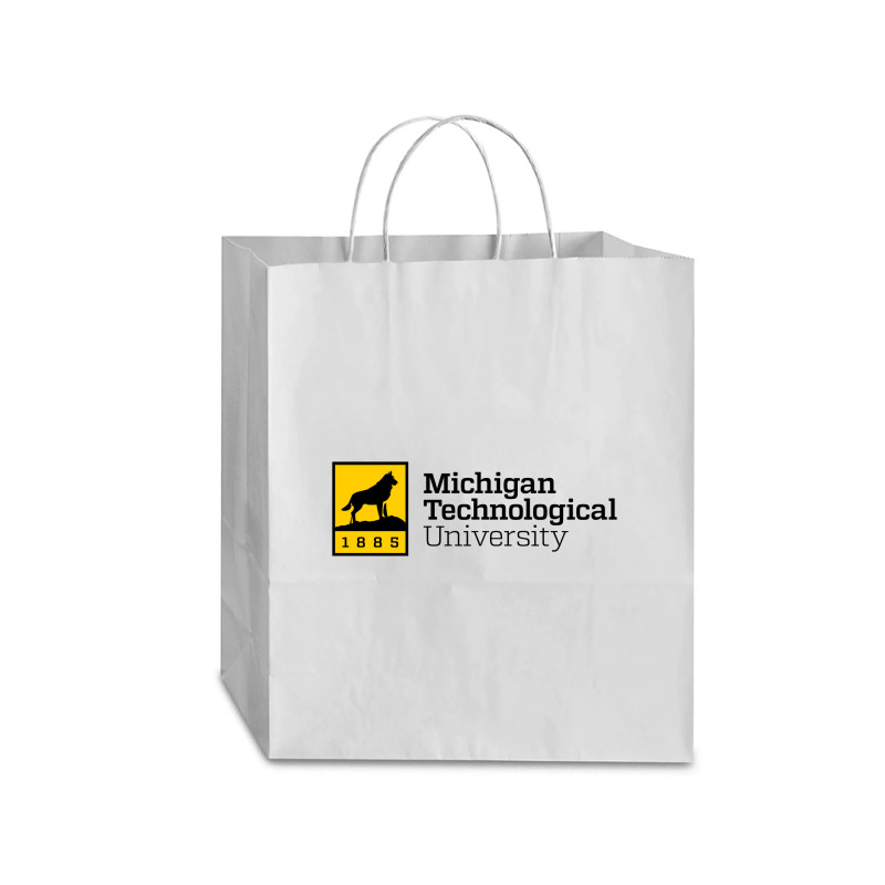 Michigan Technological University Traveler Paper Bag -13 X 6 X 15 3/4 | Artistshot