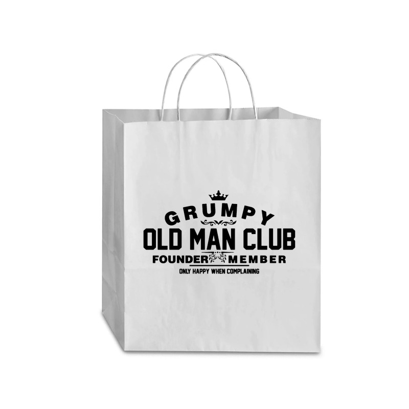 Grumpy Old Man Club Founder Member Complaining Traveler Paper Bag -13 X 6 X 15 3/4 | Artistshot