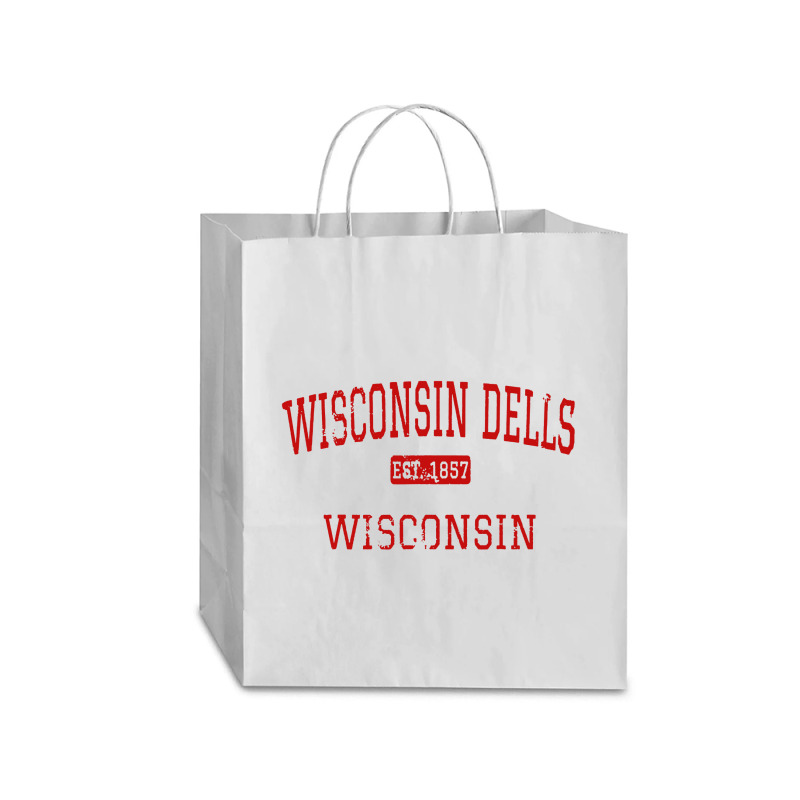 #wisconsin Dells Traveler Paper Bag -13 X 6 X 15 3/4 | Artistshot