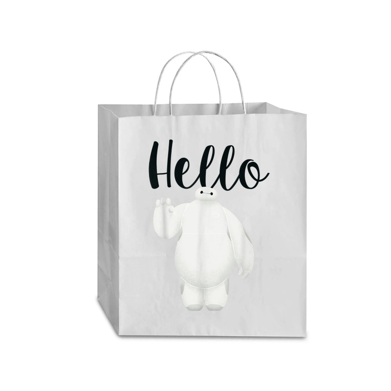 Funny Big Hero 6 Baymax Hello Wave Graphic Traveler Paper Bag -13 X 6 X 15 3/4 | Artistshot