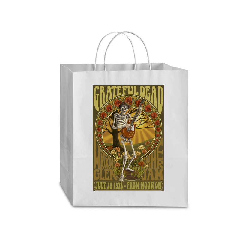 Grateful Chill Skull Traveler Paper Bag -13 X 6 X 15 3/4 | Artistshot