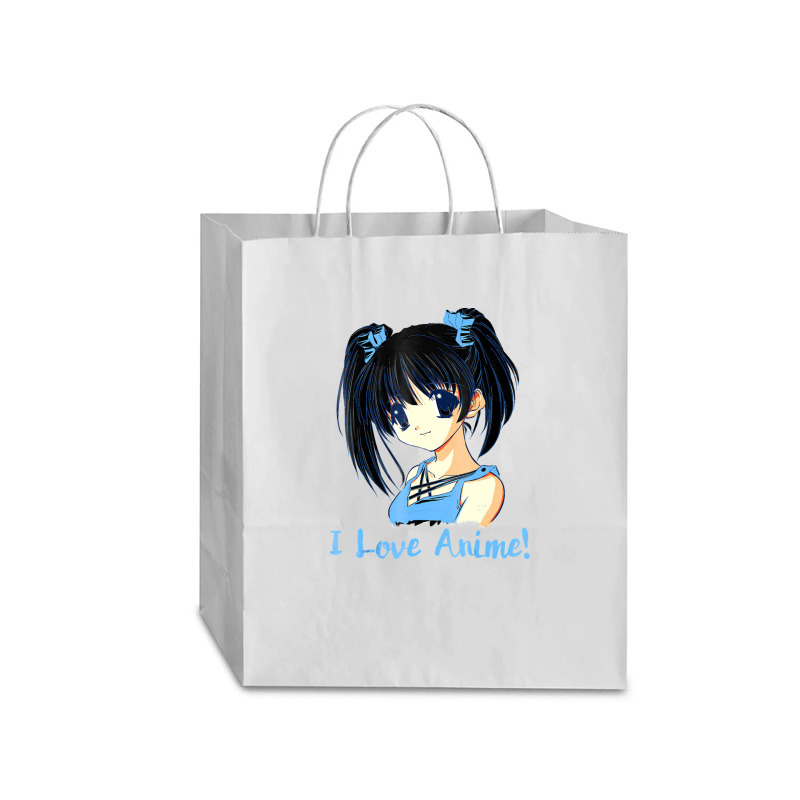 I Love Anime! Anime Girl Traveler Paper Bag -13 x 6 x 15 3/4 by FranklinTepper1 | Artistshot