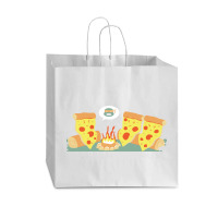 Pizza Campfire Story Vogue Paper Bag - 16 X 6 X 12 | Artistshot