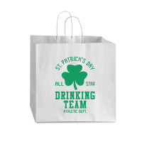 St. Patrick's Day Drinking Team Vogue Paper Bag - 16 X 6 X 12 | Artistshot