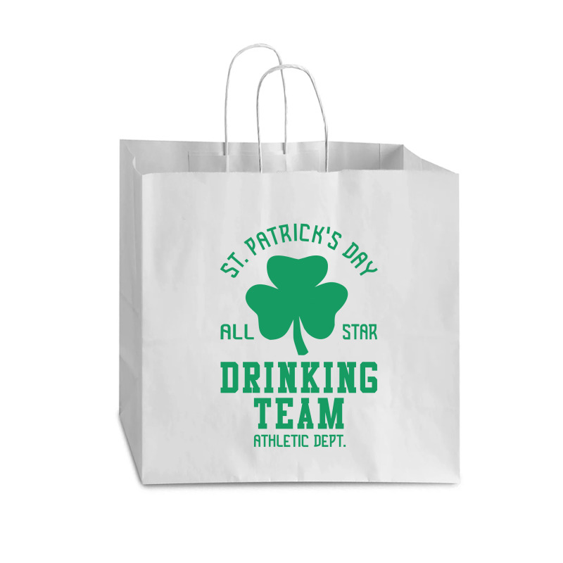 St. Patrick's Day Drinking Team Vogue Paper Bag - 16 X 6 X 12 | Artistshot