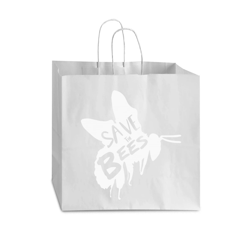 Save The Bees Vogue Paper Bag - 16 X 6 X 12 | Artistshot