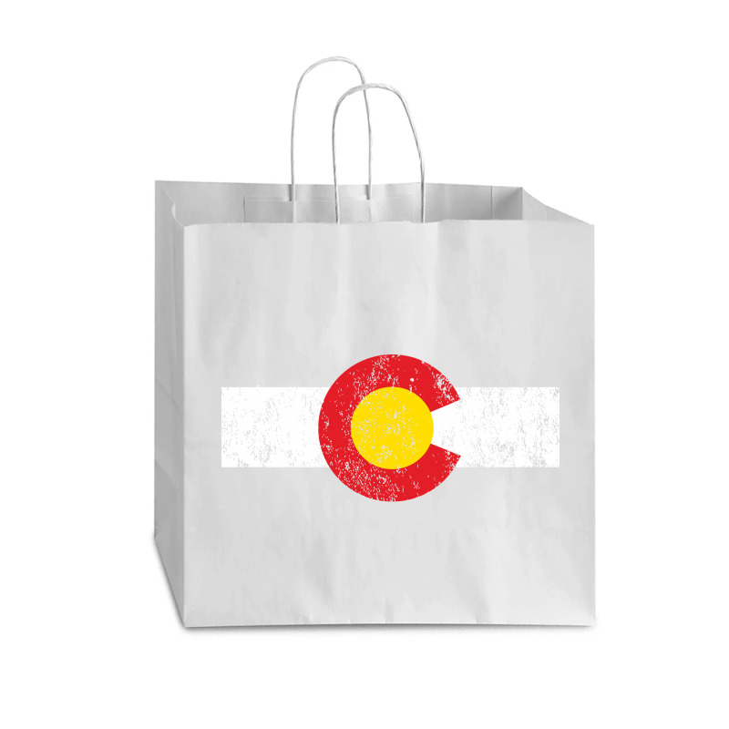 Vintage Colorado Flag Vogue Paper Bag - 16 X 6 X 12 | Artistshot