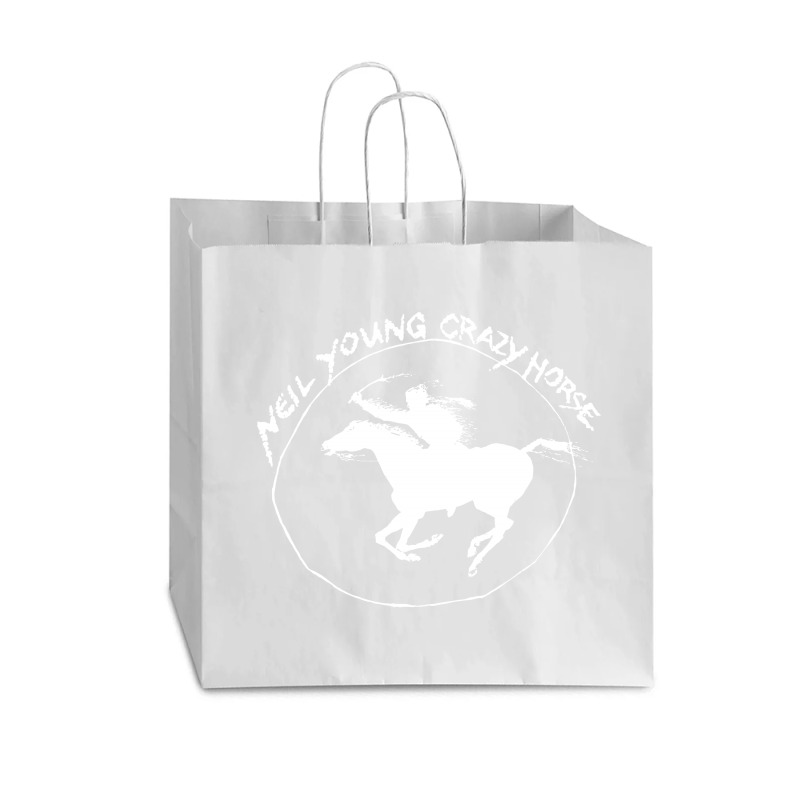 Neil Young Crazy Horse Vogue Paper Bag - 16 x 6 x 12 by BLACKHEART | Artistshot