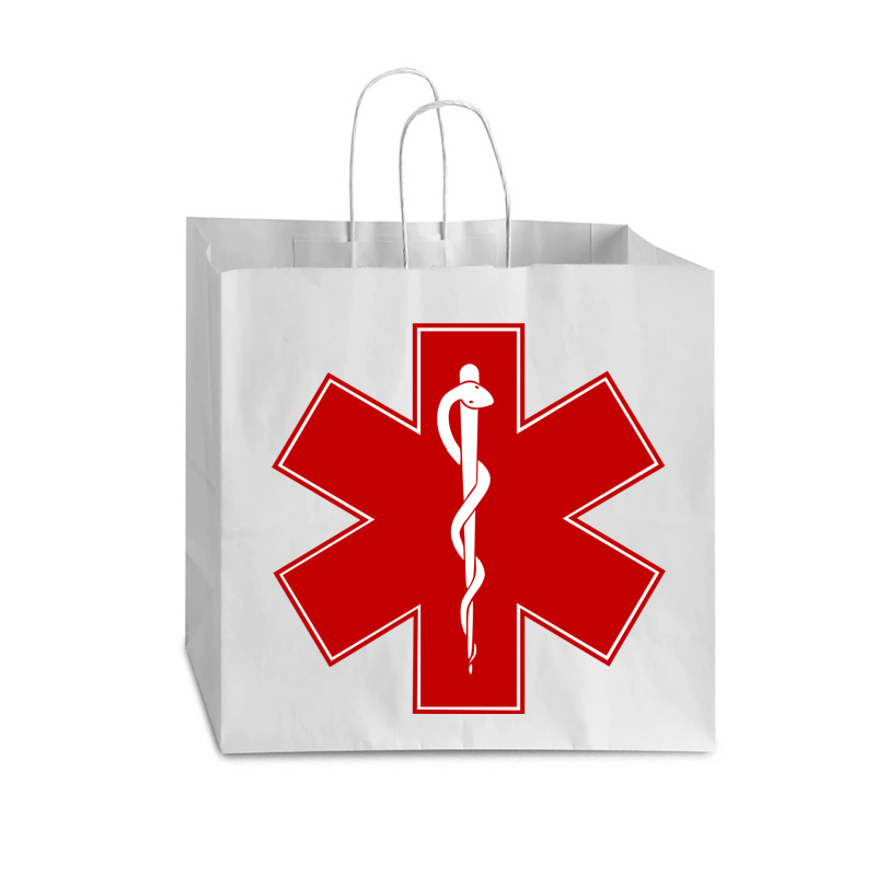 Star Of Life Emergency Medical Services Symbol, Ambulance, Vogue Paper Bag - 16 X 6 X 12 | Artistshot