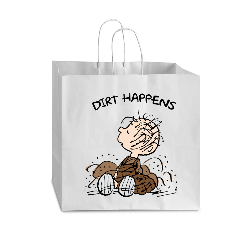 Peanuts Pig Pen Dirt Happens   Pig Pen Peanuts Vogue Paper Bag - 16 X 6 X 12 | Artistshot