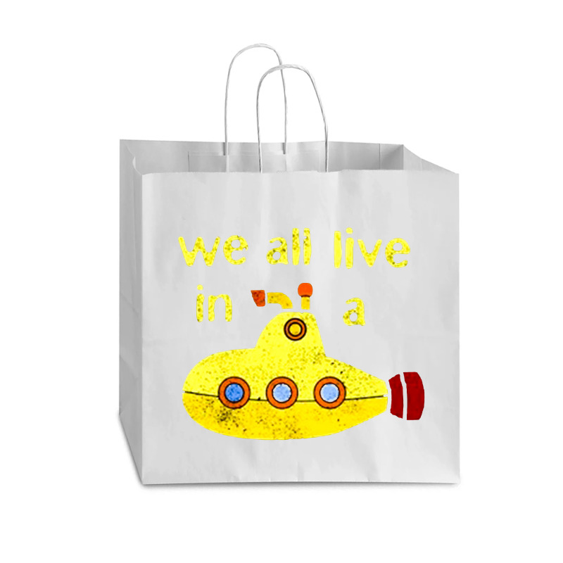 Yellow Submarine, The Yellow Submarine, Yellow, Submarine Vogue Paper Bag - 16 X 6 X 12 | Artistshot