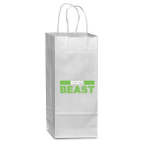 Body Beast Wine Paper Bag - 5 1/2 X 3 1/4 X 13 | Artistshot