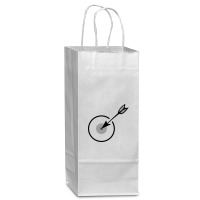 Archery Target Wine Paper Bag - 5 1/2 X 3 1/4 X 13 | Artistshot