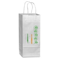 Irish American Ireland Flag Shamrock Wine Paper Bag - 5 1/2 X 3 1/4 X 13 | Artistshot