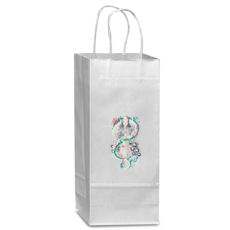 Spirited Graffiti Wine Paper Bag - 5 1/2 x 3 1/4 x 13 by Fearcheck | Artistshot