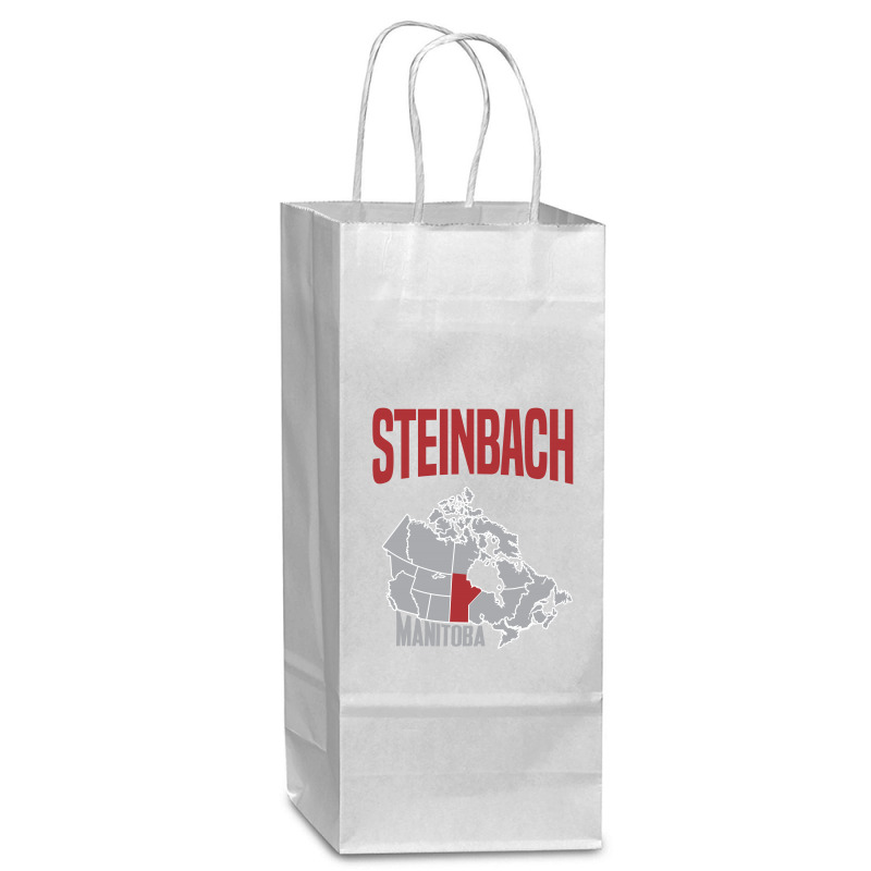 Steinbach - Manitoba Wine Paper Bag - 5 1/2 X 3 1/4 X 13 | Artistshot