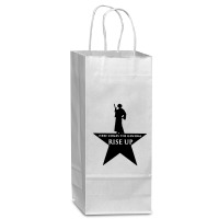 Here Comes The General Rise Up Wine Paper Bag - 5 1/2 X 3 1/4 X 13 | Artistshot