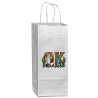 Oklahoma Wine Paper Bag - 5 1/2 X 3 1/4 X 13 | Artistshot